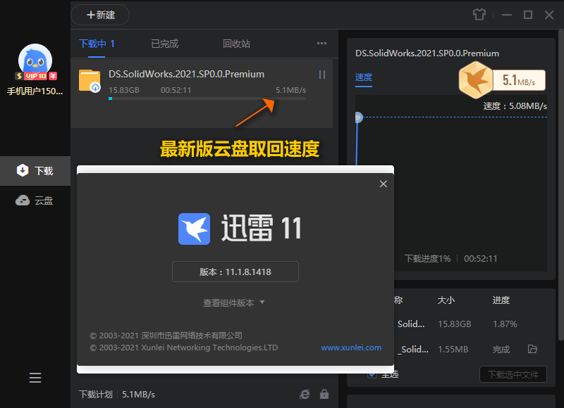 迅雷11 v11.2.2.1716精简版 图片