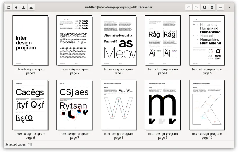 PDF Arranger(开源免费PDF编辑软件) 图片 PDF Arranger(开源免费PDF编辑软件) 图片