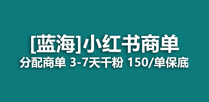 2023蓝海项目，小红书商单，快速千粉，长期稳定，最强蓝海没有之一(小蓝海市场) 图片