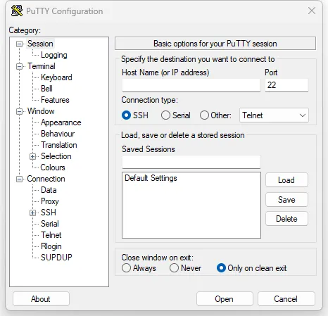 PuTTY(开源免费SSH和Telnet客户端软件) 图片 PuTTY(开源免费SSH和Telnet客户端软件) 图片